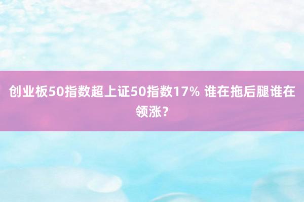 创业板50指数超上证50指数17% 谁在拖后腿谁在领涨？