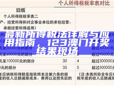 最新所得税法详解与应用指南， 123澳门开奖结果现场